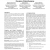 Model-based enhancement of software performance for precision critical systems
