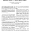 Modeling and Analysis for Proactive-Decision Spectrum Handoff in Cognitive Radio Networks