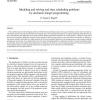 Modeling and solving real-time scheduling problems by stochastic integer programming