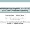 Modeling Biological Systems in Stochastic Concurrent Constraint Programming