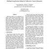 Modeling Group Decision-Making for Collaborative Teams in Enterprises