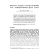 Modeling Ontological Concepts of Motions with Two Projection-Based Spatial Models