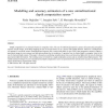 Modelling and accuracy estimation of a new omnidirectional depth computation sensor