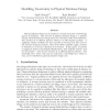 Modelling Uncertainty in Physical Database Design