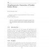 Morphosyntactic Generation of Turkish Surface Forms