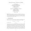 Moving averages of solutions of ODEs