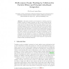 Multi-camera People Tracking by Collaborative Particle Filters and Principal Axis-Based Integration