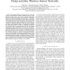 Multi-Cluster Multi-Parent Wake-Up Scheduling in Delay-Sensitive Wireless Sensor Networks