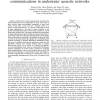 Multi-node Processing for Asymmetrical Communications in Underwater Acoustic Networks