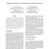 Multi-object Segmentation in a Projection Plane Using Subtraction Stereo