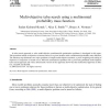 Multi-objective tabu search using a multinomial probability mass function