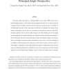 Multi-Pair MIMO Two-Way Relaying: A Principal-Angle Perspective