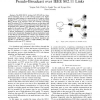 Multi-Room IPTV Delivery through Pseudo-Broadcast over IEEE 802.11 Links
