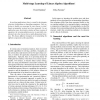 Multi-stage Learning of Linear Algebra Algorithms
