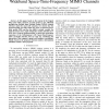 Multiple-Ring Based Modeling and Simulation of Wideband Space-Time-Frequency MIMO Channels