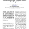 Multiresolution Feature Based Fractional Power Polynomial Kernel Fisher Discriminant Model for Face Recognition
