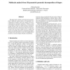 Multiscale Analysis from 1D Parametric Geometric Decomposition of Shapes
