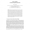 Music Cognition: Learning, Perception, Expectations