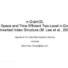 n-Gram/2L: A Space and Time Efficient Two-Level n-Gram Inverted Index Structure