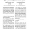 NAT Traversal Method for Multi-Agent-Based Meeting Scheduling System
