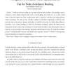Navigation in Distance Vector Spaces and Its Use for Node Avoidance Routing