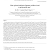 Near optimal multiple alignment within a band in polynomial time