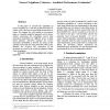Nearest Neighbour Criterion - Analitical Performance Evaluation
