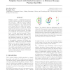 Neighbor search with global geometry: a minimax message passing algorithm