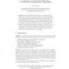 NESSIE: A European Approach to Evaluate Cryptographic Algorithms