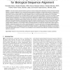 Network-on-Chip Hardware Accelerators for Biological Sequence Alignment