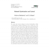 Network Optimization and Control