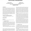 Networks preserving evolutionary equilibria and the power of randomization
