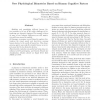 New Physiological Biometrics Based on Human Cognitive Factors