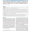 New statistical potential for quality assessment of protein models and a survey of energy functions