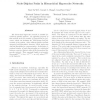 Node-disjoint paths in hierarchical hypercube networks