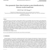 Non-parametric linear time-invariant system identification by discrete wavelet transforms
