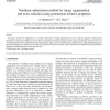 Nonlinear optimisation method for image segmentation and noise reduction using geometrical intrinsic properties