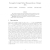 Nonnegative integral subset representations of integer sets