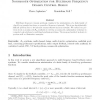 Nonsmooth optimization for multiband frequency domain control design