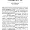 Nonuniform Array Design for Robust Millimeter-Wave MIMO Links