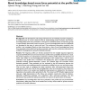 Novel knowledge-based mean force potential at the profile level