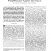 Novel sequential error concealment techniques using orientation adaptive interpolation