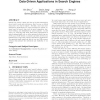 OLAP on search logs: an infrastructure supporting data-driven applications in search engines
