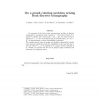 On a graph coloring problem arising from discrete tomography