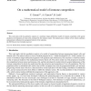 On a mathematical model of immune competition
