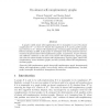 On almost self-complementary graphs