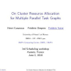 On cluster resource allocation for multiple parallel task graphs