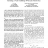 On Combining Shortest-Path and Back-Pressure Routing Over Multihop Wireless Networks