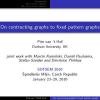 On Contracting Graphs to Fixed Pattern Graphs