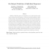 On delayed prediction of individual sequences